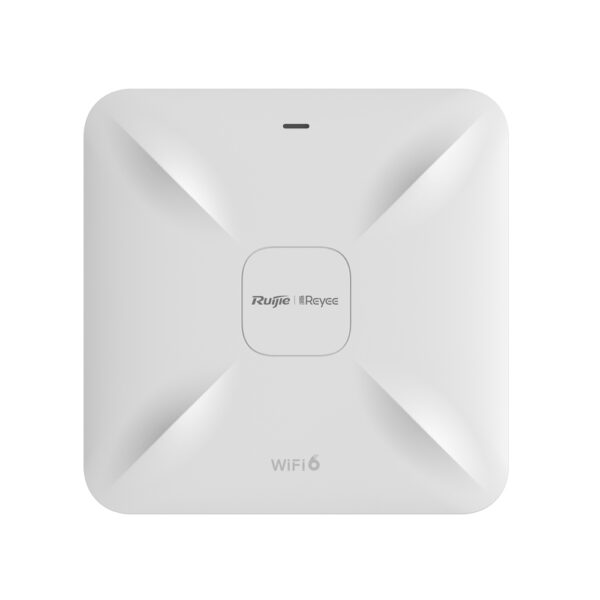RUIJIE REYEE RG-RAP2260(G) AX1800 Wi-Fi 6 2PORT 2.4G 2x2MIMO 5G 2x2MIMO 23dBm 2.4 GHZ & 5 GHZ POE ADAPTORSUZ INDOOR ACCE